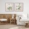 Stupell Industries White On Tan Botanicals 2pc Framed Giclee Set, design by Lucille Price